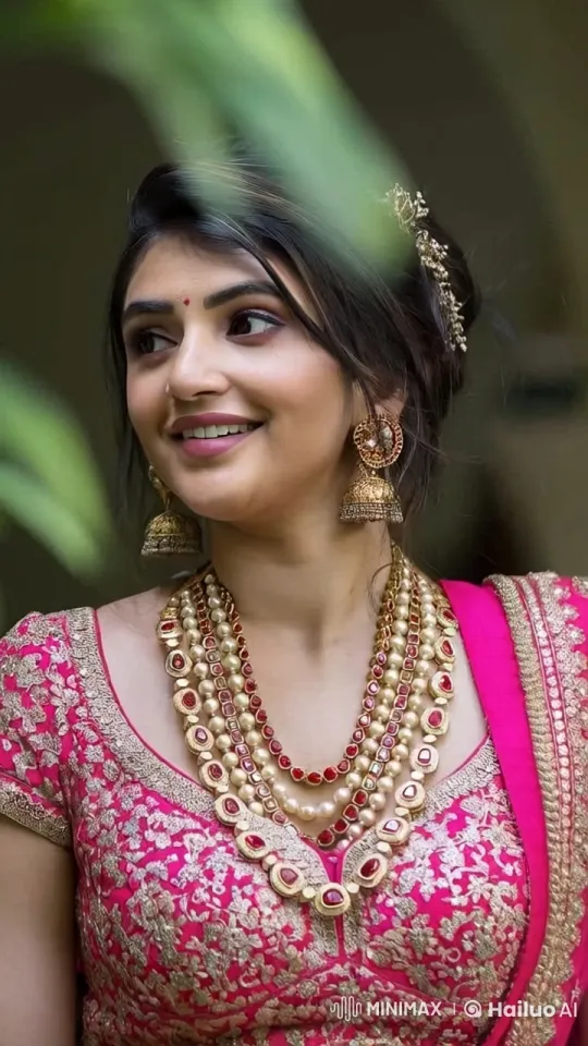 Elegant Display of Traditional Gold Embroidered Attire – AI Generated Video | Hailuo AI