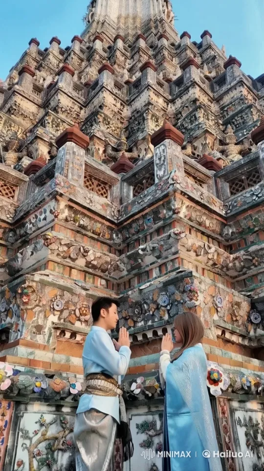 Traditional Kungfu Display at Ornate Temple – AI Generated Video | Hailuo AI