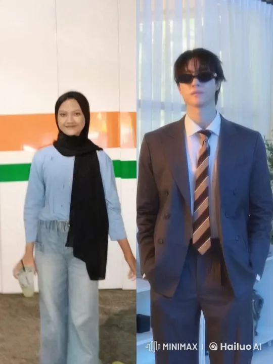 Couple Embraces and Kisses in Dual Backgrounds – AI Generated Video | Hailuo AI