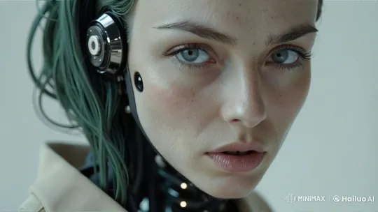 Futuristic Cyborg Showcases Seamless Human-Machine Motion – AI Generated Video | Hailuo AI