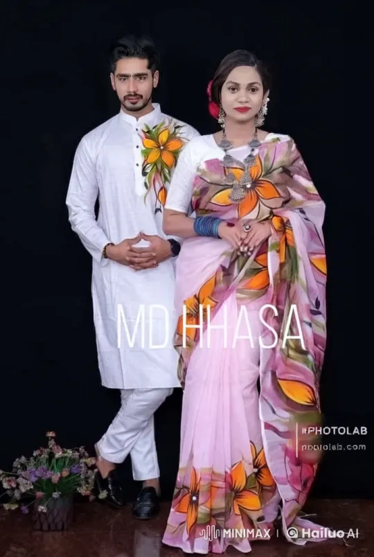 Traditional Attire and Elegance in a Static Setting – AI Generated Video | Hailuo AI