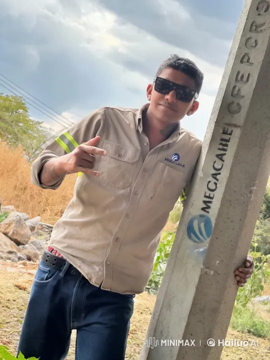 Man Showcases Muscular Physique in Rural Setting – AI Generated Video | Hailuo AI