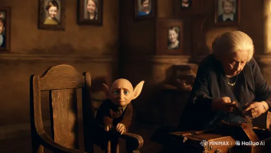 Dobby's Shadowed Anticipation in Vintage Room – AI Generated Video | Hailuo AI