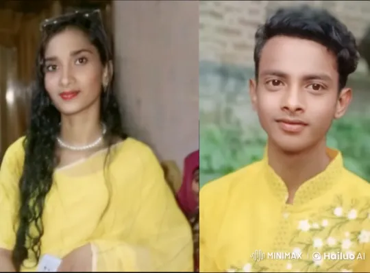 Affectionate Couple Shares Tender Kiss in Coordinated Outfits – AI Generated Video | Hailuo AI