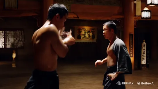 Choreographed Martial Arts Display in a Serene Dojo Setting – AI Generated Video | Hailuo AI