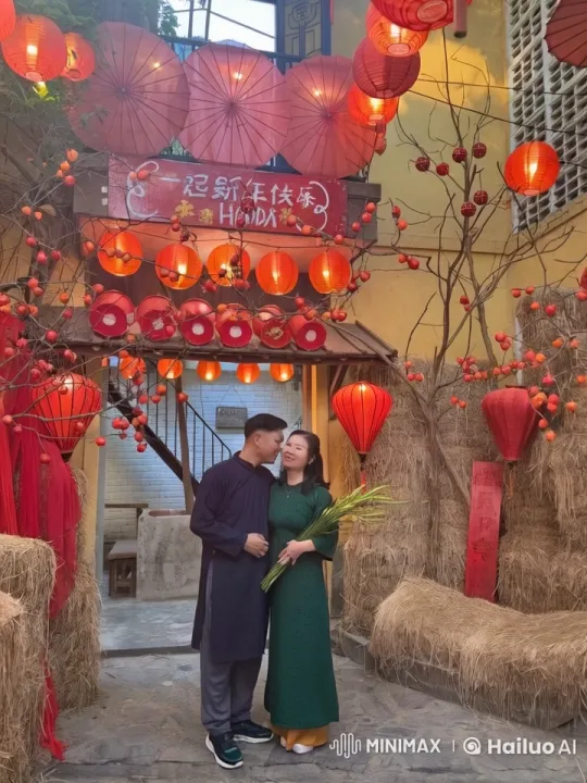 Traditional Festive Kung Fu Performance in Decorative Setting – AI Generated Video | Hailuo AI