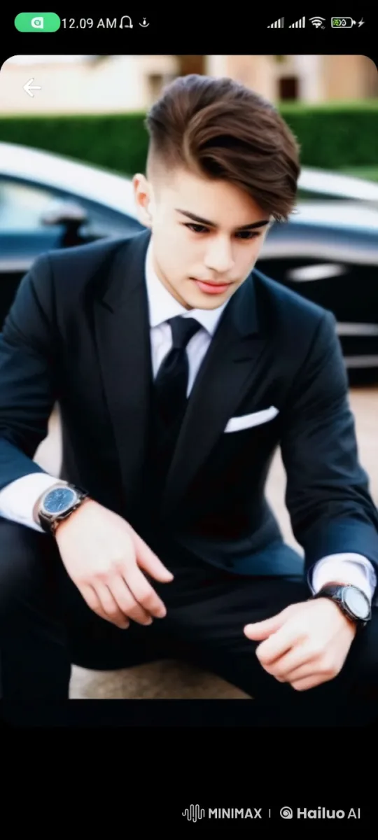 Professional Man in Black Suit with Modern Watches – AI Generated Video | Hailuo AI