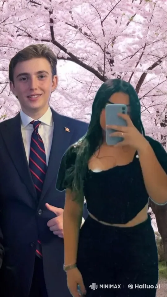 Boy Kisses Girl Under Swaying Cherry Blossoms – AI Generated Video | Hailuo AI