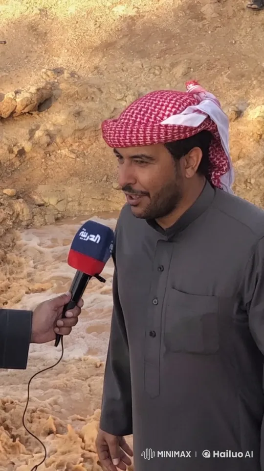 Traditional Man Interviewed in Outdoor Arid Setting – AI Generated Video | Hailuo AI