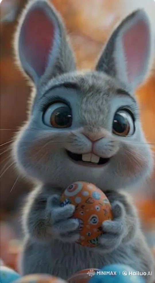 Bunny and Tortoise's Wise Race: Friendship and Hard Work Win – AI Generated Video | Hailuo AI