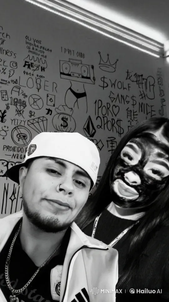 Couple's Intimate Embrace Amidst Urban Graffiti Art – AI Generated Video | Hailuo AI