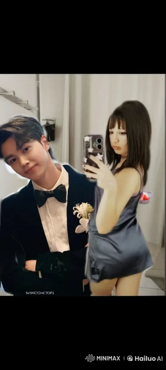 Couple in Formal Attire Shares Intimate Moment – AI Generated Video | Hailuo AI