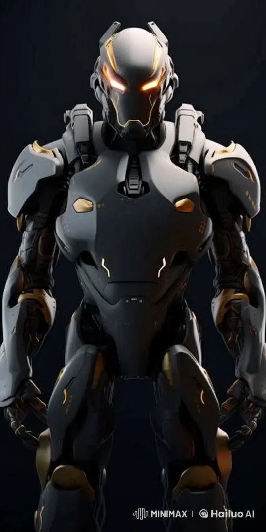 Futuristic Robots Showcase in Advanced Factory Setting – AI Generated Video | Hailuo AI