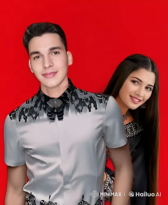 Couple Embracing in Vibrant Live2D Animation – AI Generated Video | Hailuo AI