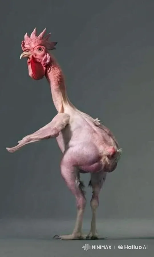 Featherless Chicken Sells Eggs with Comedy – AI Generated Video | Hailuo AI