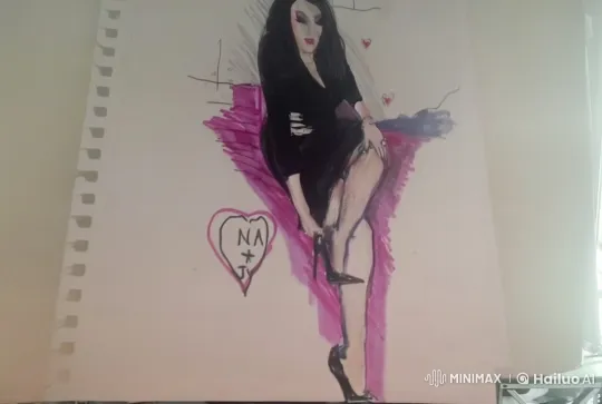 Transgender Beauty Showcases Glamorous Legs in Elegant Setting – AI Generated Video | Hailuo AI