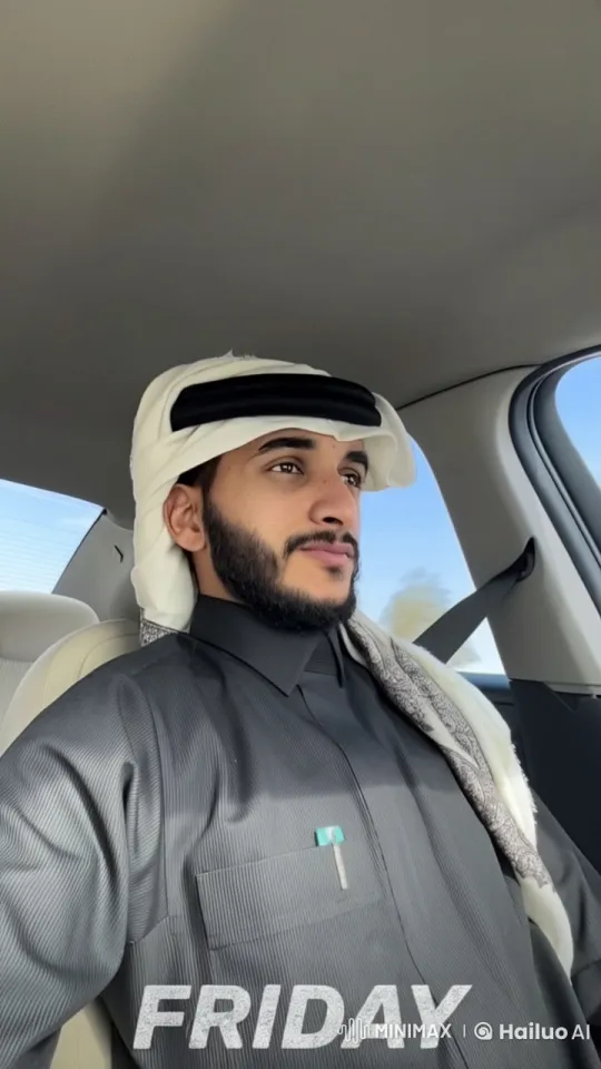 Man Smoking in Car on a Sunny Friday – AI Generated Video | Hailuo AI
