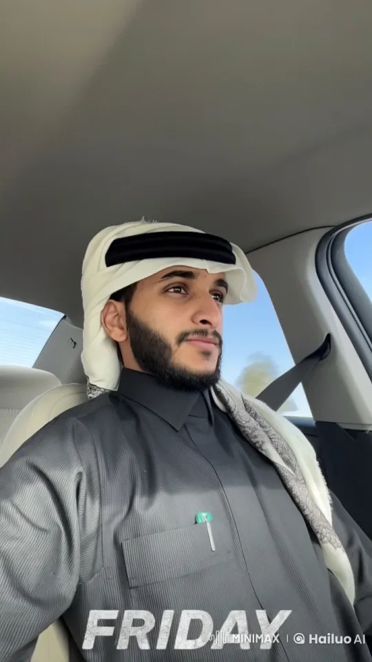 Animated Scene of a Person Smoking in a Car on a Sunny Day – AI Generated Video | Hailuo AI