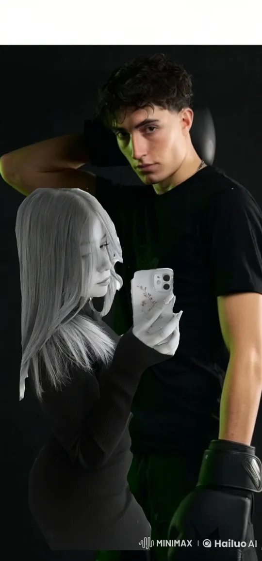 Couple Embraces in Intimate Romantic Moment – AI Generated Video | Hailuo AI