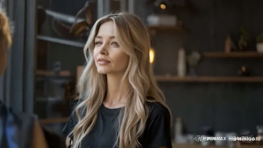 Cozy Live2D Video of a Woman in a Warmly Lit Room – AI Generated Video | Hailuo AI