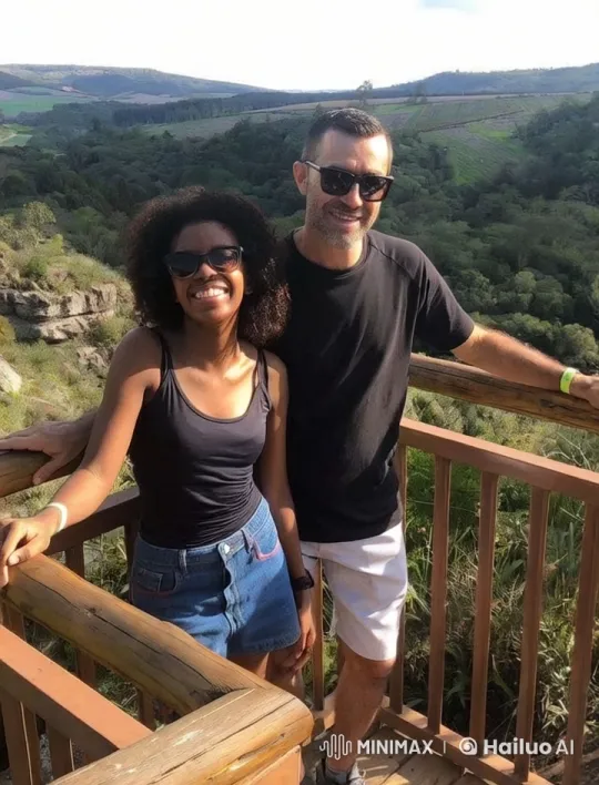 Man Transforms into Superman, Flies with Woman Over Scenic Landscape – AI Generated Video | Hailuo AI