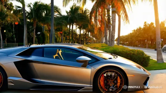 Luxury Lifestyle: Lamborghini, Dumplings, and Supermodels – AI Generated Video | Hailuo AI