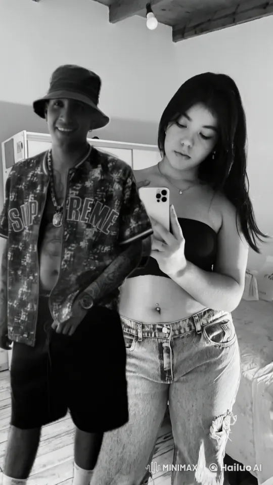 Affectionate Teen Couple Captured in Intimate Moment – AI Generated Video | Hailuo AI