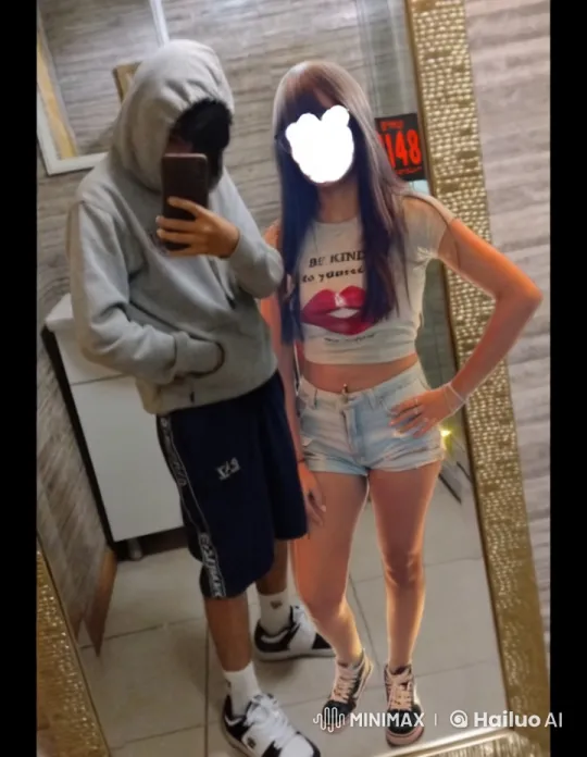 Two Friends Share an Intimate Moment in Bathroom Mirror – AI Generated Video | Hailuo AI