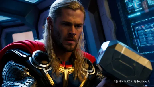 Thor Ponders Future Tech and Cryptocurrency Mystery – AI Generated Video | Hailuo AI