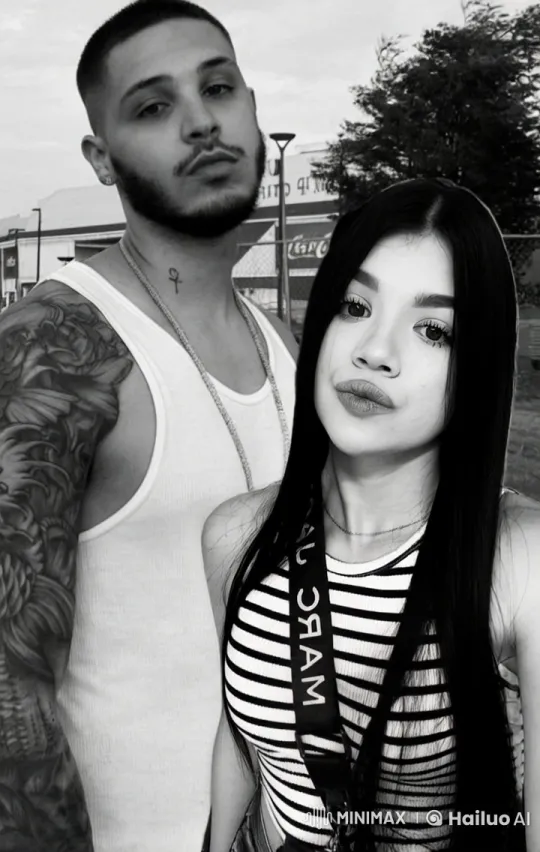 Intimate Embrace Between Tattooed Couple – AI Generated Video | Hailuo AI