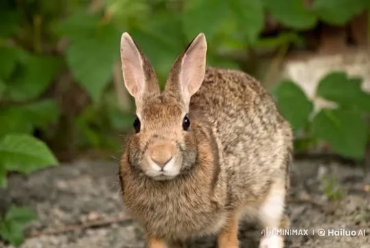 Curious Rabbit in Natural Habitat – AI Generated Video | Hailuo AI