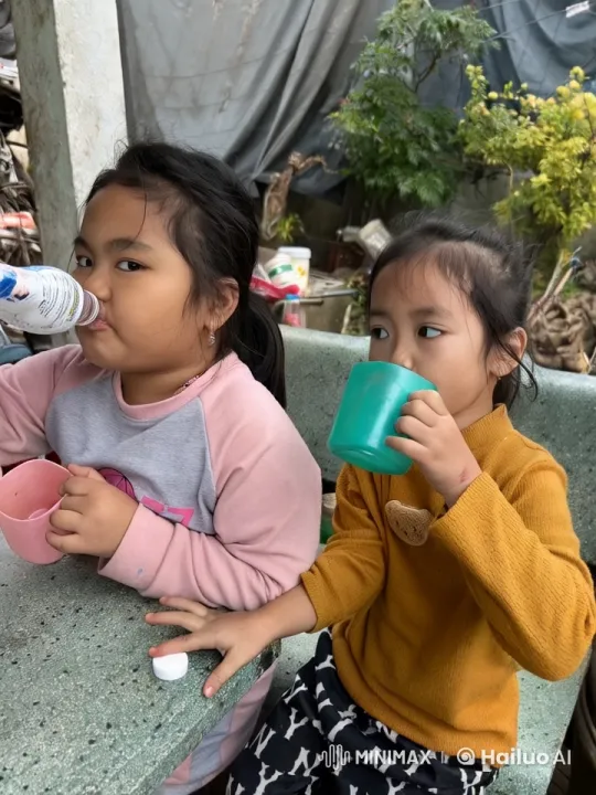 Children's Argument at Outdoor Stone Table – AI Generated Video | Hailuo AI