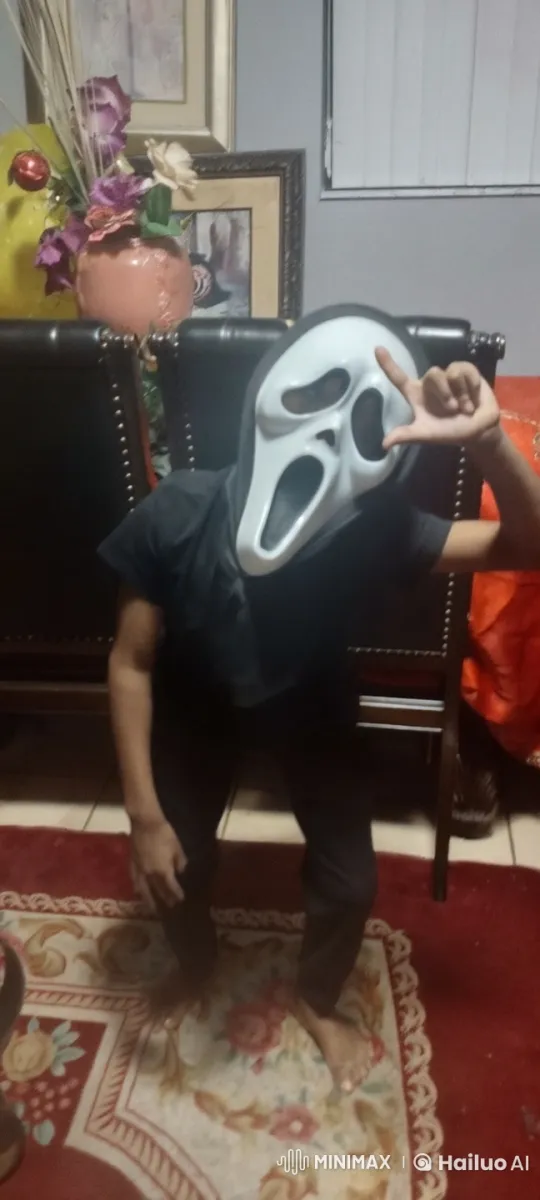 Horror Scene: Masked Figure Hunts and Kills Elderly Man – AI Generated Video | Hailuo AI