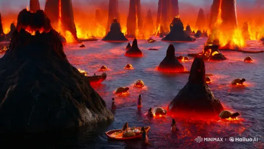 Magna Ocean: Flameheart Tribe's Fiery Realm – AI Generated Video | Hailuo AI