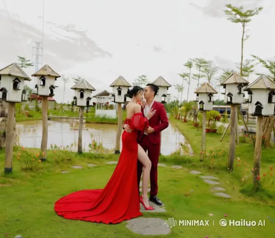 Couple Combines Romance and Kungfu in Pastoral Setting – AI Generated Video | Hailuo AI
