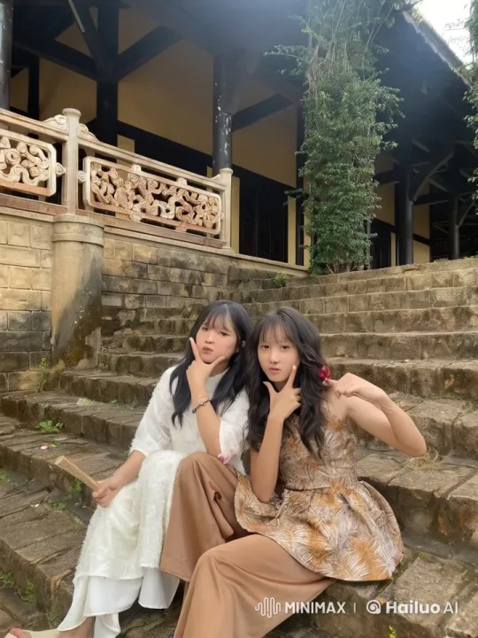 Girls Prepare for Intense Kung Fu Fight on Stone Stairs – AI Generated Video | Hailuo AI