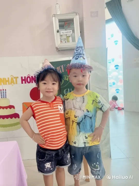 Animated Birthday Celebration with Playful Children – AI Generated Video | Hailuo AI