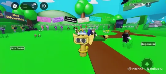 Colorful Gaming Lobby with Animated Characters and Avatars – AI Generated Video | Hailuo AI