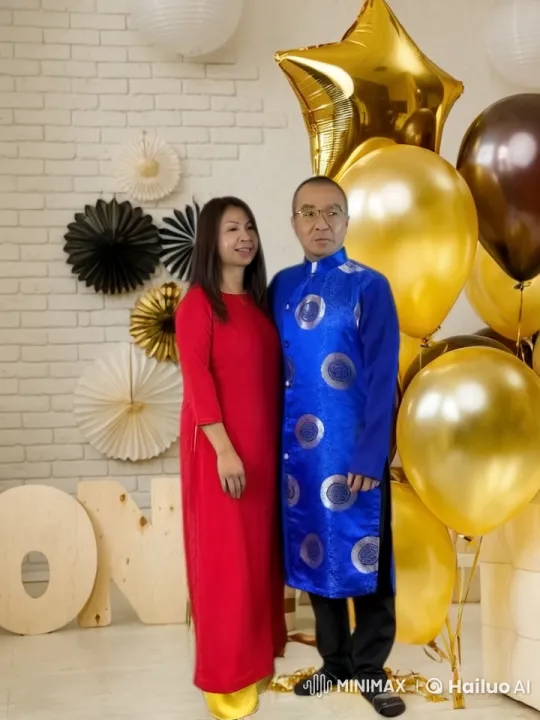 Vietnamese Kung Fu Performance in Festive Decor – AI Generated Video | Hailuo AI