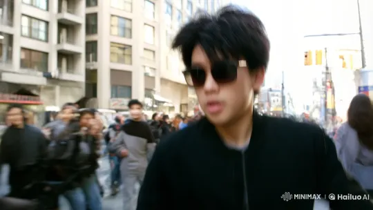 Determined Young Man in City Streets Sprinting to Sports Car – AI Generated Video | Hailuo AI