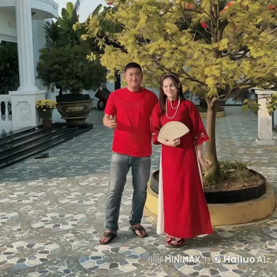 Vibrant Red: Traditional Attire Martial Arts Performance – AI Generated Video | Hailuo AI