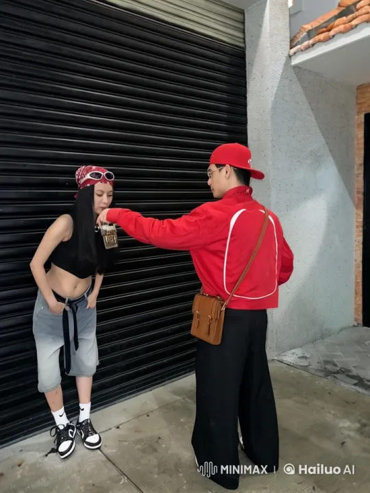 Dynamic Live2D Martial Arts Scene with Streetwear-Clad Characters – AI Generated Video | Hailuo AI