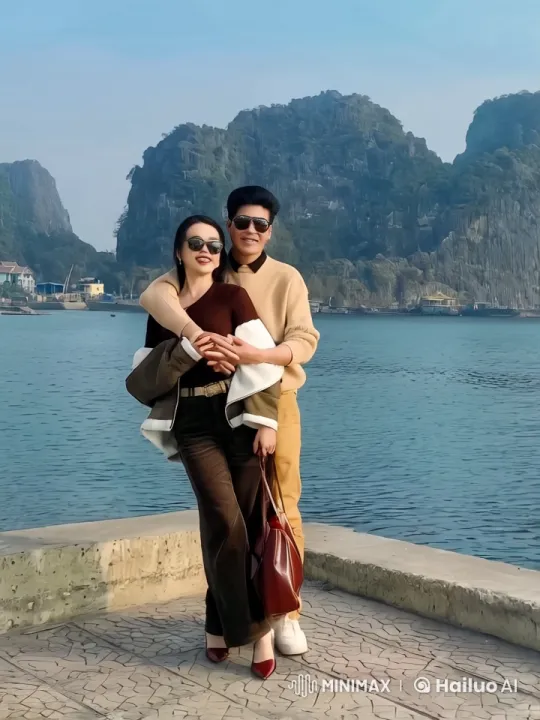 Couple Performs Kung Fu on Scenic Waterfront – AI Generated Video | Hailuo AI