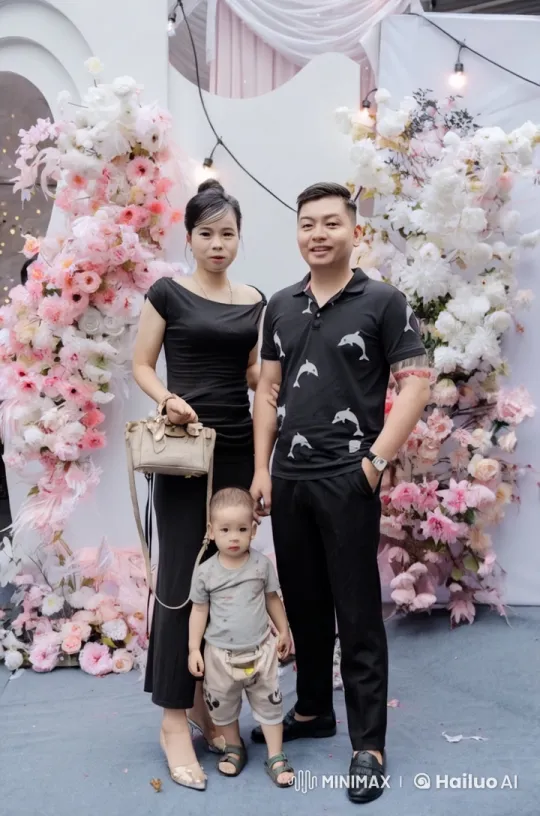 Family Showcases Martial Arts in Serene Flower Garden – AI Generated Video | Hailuo AI