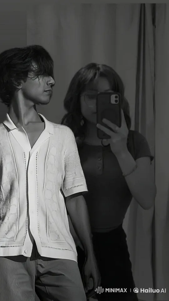 Intimate Moment Captured in Monochrome – AI Generated Video | Hailuo AI