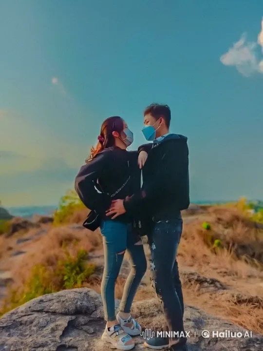 Kung Fu Practitioners Display Skills in Scenic Rocky Terrain – AI Generated Video | Hailuo AI