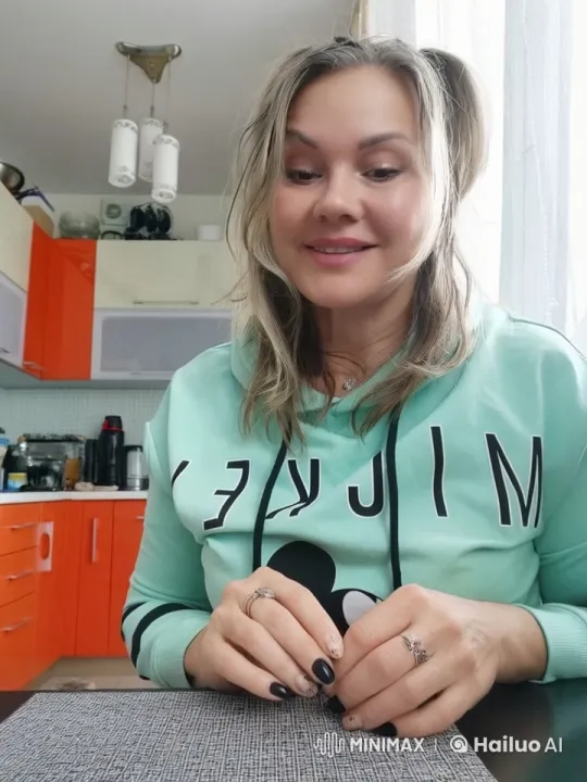 Woman and Beaver Collaborate in Cozy Kitchen – AI Generated Video | Hailuo AI