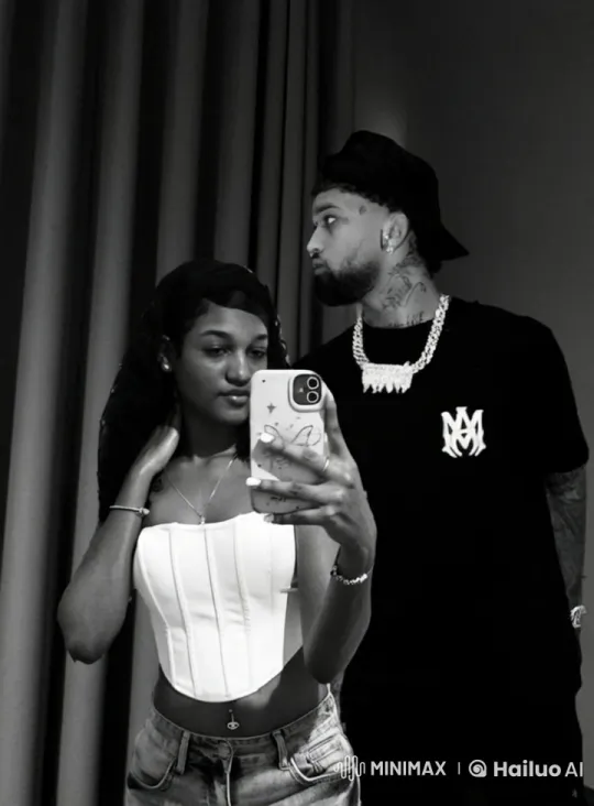 Young Couple Shares Sweet Moment in Intimate Selfie – AI Generated Video | Hailuo AI