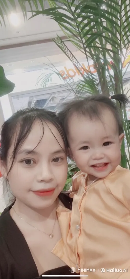 Mother and Child Display Kungfu Skills in Indoor Tropical Setting – AI Generated Video | Hailuo AI