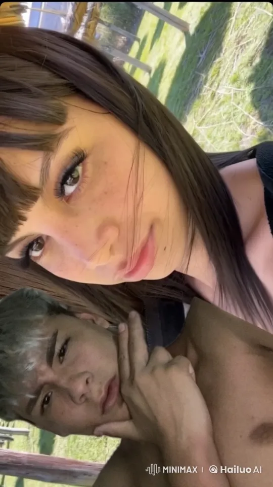 Affectionate Outdoor Kiss in Tranquil Park Setting – AI Generated Video | Hailuo AI